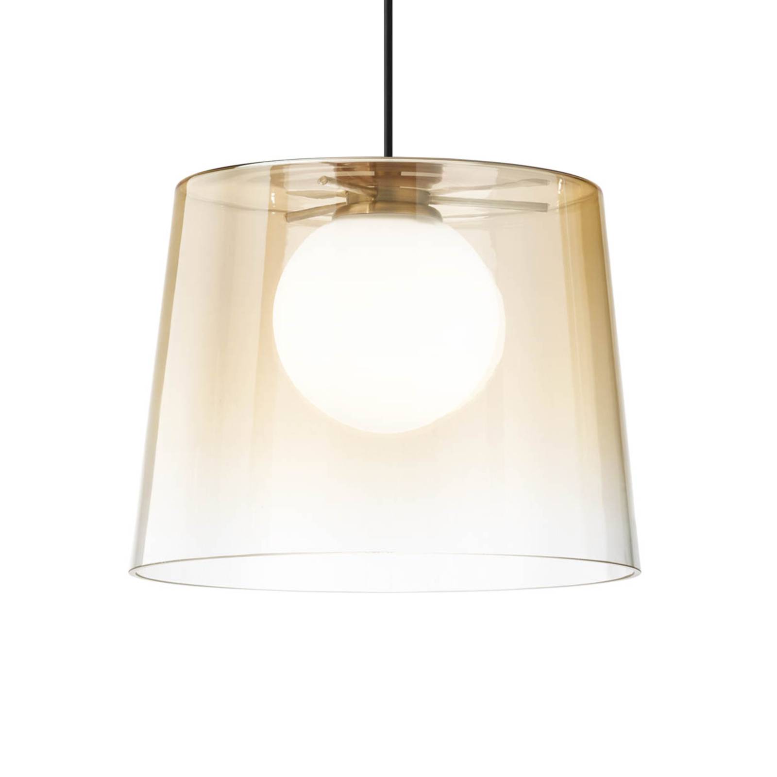 Ideallux Ideal Lux Fade LED-Hängeleuchte amber-transparent