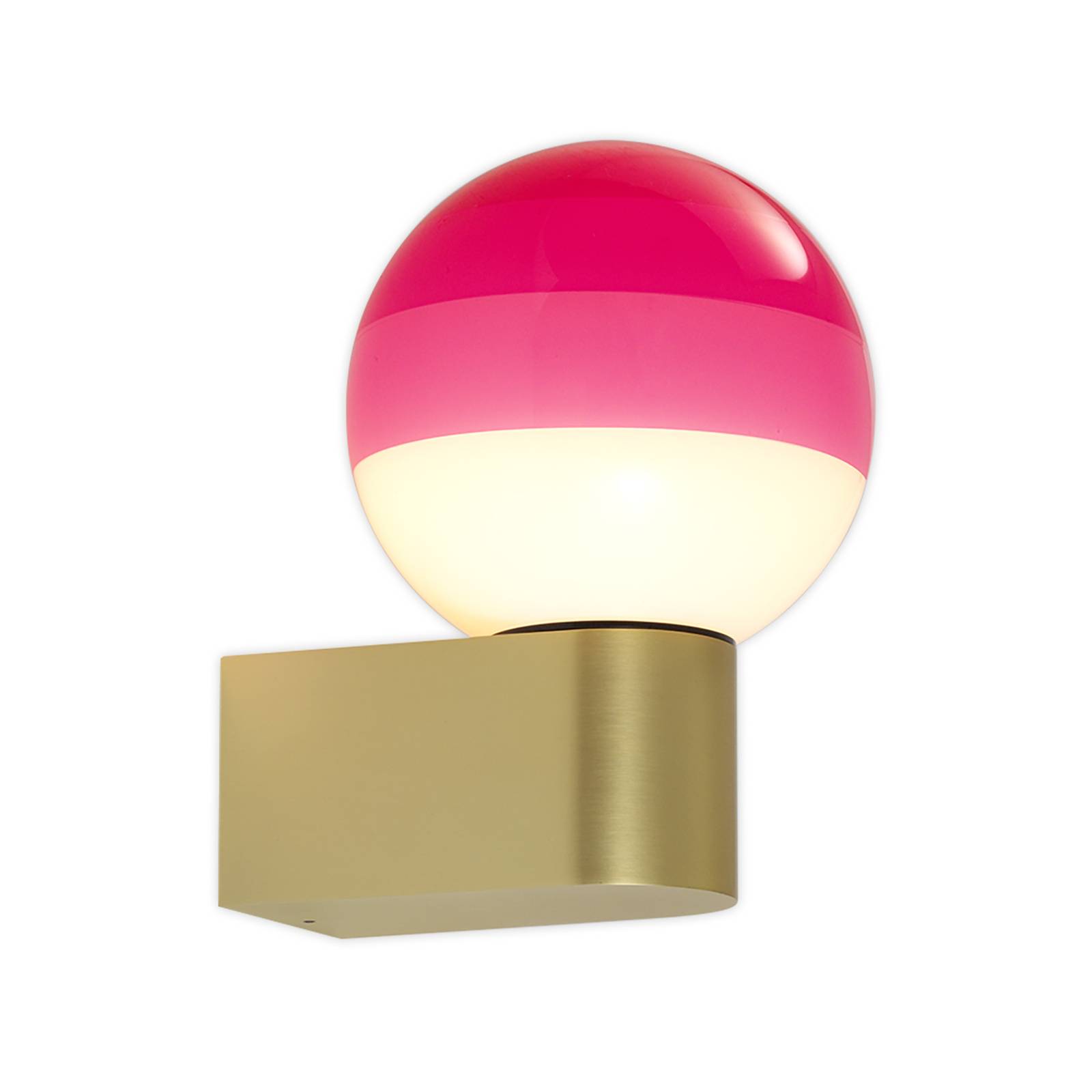 MARSET Dipping Light A1 LED-Wandlampe, rosa/gold